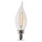 Feit Electric Filament LED Bulb, Flame Tip, BA10 Lamp, E12 Lamp Base, Clear BPCFC100927CAFIL/ - alternate 1