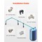 Vevor Air Compressor Line Kit 3/4'' x 300FT HDPE/Aluminum Shop Air Piping System Blue CAP 300ft - alternate 6