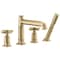 Brizo Invari: Roman Tub Faucet With Handshower - Less Handles T67476-GLLHP - alternate 3