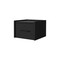 Homeroots 10" Black Wood One Drawer Floating Nightstand 546180 - alternate 1