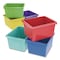 Storex Classroom Storage Bin, 16 qt, 11.25 x 13.62 x 7.9, Assorted Colors, 6PK STX61514S06C - alternate 1