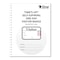 C-Line Products 3" x 2" Time's Up! Self-Expiring Visitor Badges with Registry Log, 1/BX 97009 - alternate 1