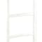 Homeroots 76" White Six Step Solid Wood Decorative Ladder 519096 - alternate 5