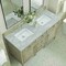 James Martin Vanities Lorelai 60in Double Vanity, Whitewashed Oak w/ 3 CM Victorian Silver Silestone Top 424-V60D-WWO-FVSL - alternate 7