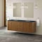 James Martin Vanities Laurent 72" Double Vanity, Honey Oak w/ 3 CM Charcoal Soapstone Silestone Top 545-V72-HNO-3CSP - alternate 8