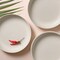 Cravings By Chrissy Teigen 4 Piece 8.6 Inch Round Stoneware Dinner Bowl Set in Oat Milk 96211.04RR - alternate 5