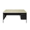 Hirsh Right-Hand Single Pedestal File Office Desk W/ Center Drawer, 30 in D X 29.5 in H, 66 in W X 25048 - alternate 2
