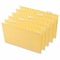 Universal Hanging File Folders, Yellow, 8.5in H, 25PK UNV14219 - alternate 1