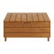 Alaterre Furniture Barton Outdoor Eucalyptus Wood Coffee Table with Lift Top Storage Compartment, Brown 80-OUTD-WD-STCT - alternate 1