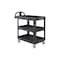 Rubbermaid Commercial Utility Cart, 600 lb Load Capacity, 3 Shelves, 44 in L, 25 6/25 in W, 47 in H 2196862 - alternate 1