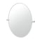 Gatco A-Line 32" Frameless Oval Mirror, Chrome 5659LG - alternate 1