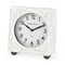 Homeroots 9" White Iron Square Table Clock 609400 - alternate 1