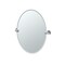 Gatco Jewel 26.5" Frameless Oval Mirror, Chrome 4149 - alternate 1