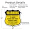 Signmission 24 Hour Surveillance Shield Sign Warning, 12 Inch X 12 Inch, Plastic Sign SHI-P-12-354 - alternate 5