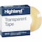 3M Transparent Tape, 0.75 in. W x 36 yd. L 5910341296 - alternate 1