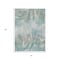 Homeroots 5' X 8' Sky Blue And Ivory Abstract Washable Indoor Outdoor Area Rug 631354 - alternate 6