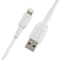 Belkin Boost Up Charge Usb A To Apple Lightning Cable 10ft, White CAA001BT3MWH - alternate 4