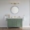 James Martin Vanities 48 in. Single Vanity, Smokey Celadon, w/Single Hole 3CM White Zeus Silestone Top & Backsplash 503-V48-SC-1WZ - alternate 4