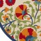 Homeroots 5' Navy Blue Beige Green Blue And Red Round Floral Indoor Outdoor Area Rug 546785 - alternate 7
