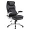 Office Star Products Exec Bonded Lthr Seating Office Chair, Black / Silver ECH17056-EC3 - alternate 1