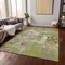Homeroots 8' X 10' Lime Green Ivory And Pink Abstract Washable Indoor Outdoor Area Rug 596875 - alternate 5