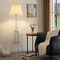 Homeroots 56" Brass LED Light Changing Floor Lamp With Beige Bell Shade 531005 - alternate 6