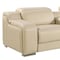 Homeroots 169" Beige Italian Leather Reclining USB Sofa 632897 - alternate 6