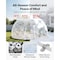 Vevor 12 x 7.2 ft Garden Bubble Tent for 4-7 Person Outdoor Clear Geodesic Dome GB-DOME-12 - alternate 7