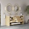 James Martin Vanities Marigot 72" Double Vanity, Sunwashed Oak, w/ 3 CM Siberian Silestone Top w/FreePower Wireless Charger D404-V72-SWO-FSFR - alternate 7