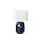 Monarch Specialties Lighting, 26"h, Table Lamp, Blue Ceramic, Ivory / Cream Shade, Contemporary, Modern I 9677 - alternate 1