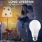 Luxrite A19 LED Light Bulb 75 Watt Equivalent, CRI90, 5CCT Selectable 2700K 3000K 3500K 4000K, 16PK LR21478 - alternate 5
