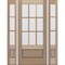 Doornmore G7509, 65.25" x 82" ( 36" Door + 2x12" Side) Left Hand, Mahogany SDL 9 Lite, 3/4 Lite Exterior Door G7509-SW-3680-G7503-SL_1-2_LI - alternate 8