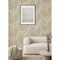 Advantage Blake Light Grey Leaf Wallpaper 4096-520033 - alternate 2