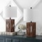 Jonathan Y Stewart 21.5" Farmhouse Wood LED Table Lamp, Brown, 2PK JYL1062A-SET2 - alternate 7