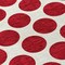 Homeroots 8' Red And Ivory Round Polka Dot Washable Indoor Outdoor Area Rug 614937 - alternate 5