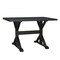 Homeroots 48" Black Solid Wood Trestle Base Dining Table 517855 - alternate 1