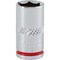 Channellock 1/4'' Drive 11/32'' 6-Point Shallow Standard Socket 398047 - alternate 1