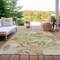 Homeroots 8' X 10' Taupe And Ivory Abstract Washable Indoor Outdoor Area Rug 609843 - alternate 7