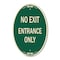 Signmission Exit Sign, Heavy Gauge Aluminum, 18 in W, 12 in H A-OV-G-1218-23847 - alternate 1