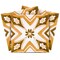 Homeroots 12" X 12" Brown and White Papaya Peel And Stick Removable Tiles 556447 - alternate 1