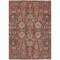 Homeroots 5' X 8' Red Beige And Charcoal Oriental Washable Indoor Outdoor Area Rug 582129 - alternate 5