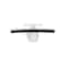 Auveco Hyundai Moulding Clip with Sealer, White Nylon, 25PK 22020 - alternate 1