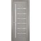 Sartodoors French Interior Door, 30" x 80", Gray QUADRO4088ID-SSS-30 - alternate 1