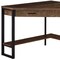 Homeroots 42" Brown and Black Corner Computer Desk 355735 - alternate 5
