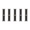 Elegani Mesh Stainless Steel Replacement Band Compatible with Apple Watch 44mm, Black SBMSD-BLK-44mm - alternate 4