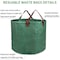 Ipower 16-Gallon Lawn Garden Leaf Waste Bags, Heavy Duty Reusable Standable with Handles Sturdy, 3PK LGWBAG16X3 - alternate 5