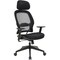 Office Star Executive Chair Desk Chair, 18-13/16" to 23-1/16" Height, Mesh, Black 55403 - alternate 1