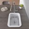 Alfi Brand Rectangle Fireclay Undermount or Drop In Prep Sink w Grid included ABF1319UD-W - alternate 5