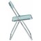 Leisuremod Lawrence Acrylic Folding Chair with Metal Frame, Jade Green LF19G - alternate 7