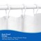 Kenney Mfg Rust-Proof Plastic Beaded Roller Ball Shower Curtain Rings, Set of 12, White KN67140V1 - alternate 7